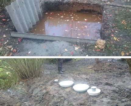 Non-volatile septic tanks DKS BCS in areas with high groundwater levels
