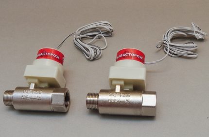Components of the Aquastorozh system - a complex of protection against leaks Electric cranes of the Aquastorozh protection system