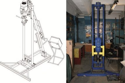 Modelo ng pabrika ng rig ng pagbabarena Mahusay na pagbabarena