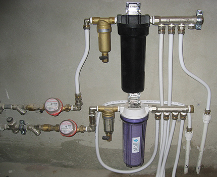 Filter mounting