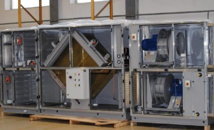 Κλιματικό συγκρότημα για εξαερισμό πισίνας Συγκρότημα για εξαερισμό