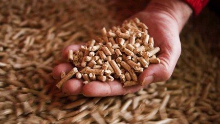 Fuel for garage heating system boilers Pellets