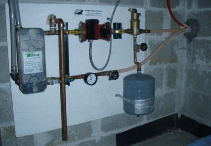 Garage water heater Water heating