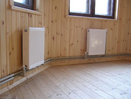 Comment installer des radiateurs de chauffage pour réduire les pertes de chaleur Installation de radiateurs