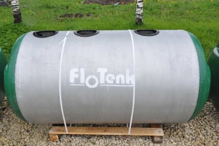Apparition d'une fosse septique Flotenk Fosse septique Flotenk