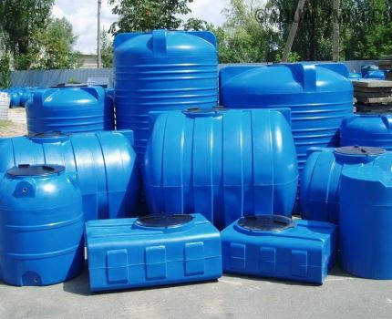 How to choose a septic tank for the equipment of a country house Factory-made storage tanks