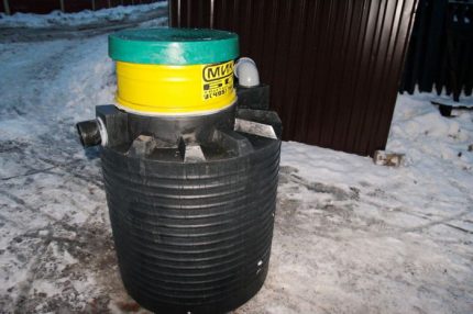 Ang tangke ng Septic na gawa sa polyethylene