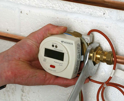 How to install an individual meter for heating Heat meter installation