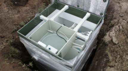 How is a septic tank arranged for a local sewage Eco-Grand Installation of septic tank Eco-Grand