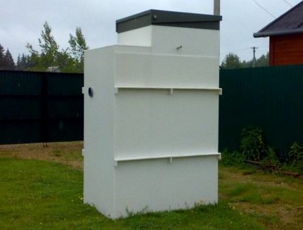 Appearance of a septic tank for giving Eco-Grand Eco-Grand septic tank
