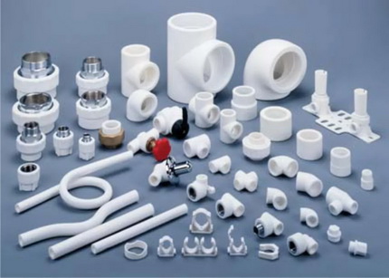 Pagkonekta ng mga bahagi para sa pagpupulong ng mga tubo ng tubig mula sa mga plastik na tubo DIY polypropylene pagtutubero