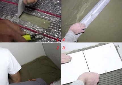 כיצד להכין רצפה מחוממת חשמלית בשלבים שלבי הנחת בידוד וביצוע המגהץ
