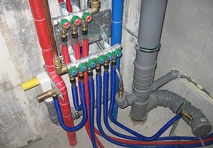 Pamamahagi ng node para sa pagpainit ng sari-saring Mga nilalaman ng mga polyethylene pipe