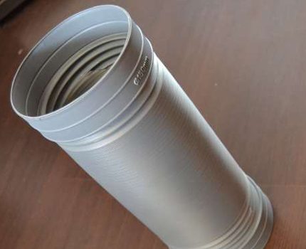 Plastic corrugation para sa pagkonekta sa mga seksyon ng pipeline Ang corrugation ng plastik