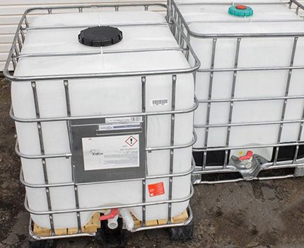 Comment faire correctement une fosse septique à partir d'eurocubes Eurocube est un flacon