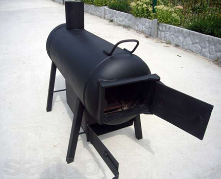How to make a potbelly stove for a garage from a gas cylinder Potbelly stove from a cylinder