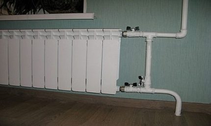 Règles pour l'installation de contournements dans les systèmes d'otolation Dérivation manuelle du radiateur