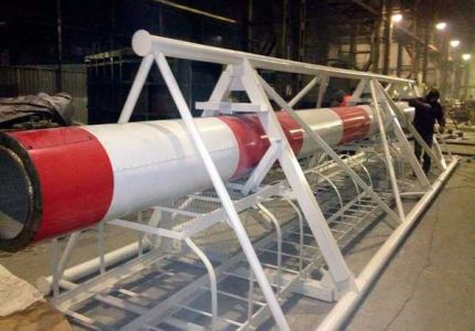 Mast chimneys for the boiler room Mast pipes