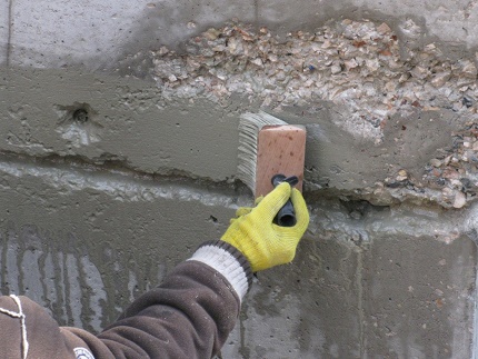 The use of penetrating waterproofing composition The use of penetrating waterproofing
