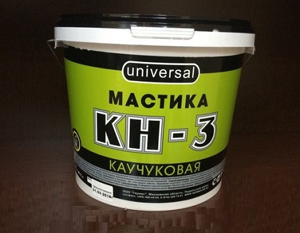 Kumarno-rubber mastic for waterproofing concrete Rubber mastic