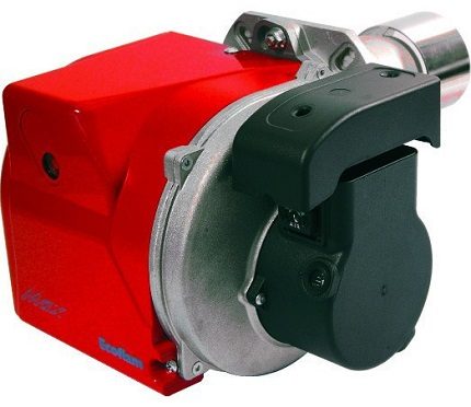 Ang likidong fuel boiler burner na may uneconomical na pagkonsumo ng gasolina Single module module