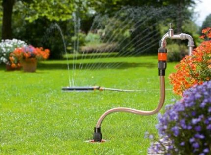 El propósito del suministro de agua de verano.