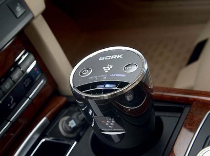 Opcije pročišćivača zraka u Bork-u Pročišćivač zraka u automobilu
