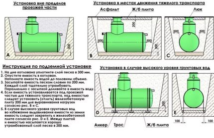 Instructions d'installation fosse septique Flotenk Instructions et règles d'installation pour fosse septique Flotenk
