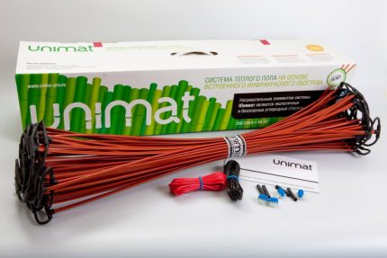 Ζεστό δάπεδο Unimat