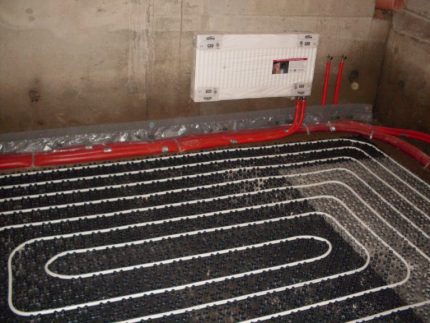 Qual andar é melhor: água ou eletricidade Aquecimento de piso de água