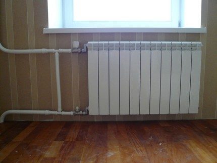 Radiator as an element of the heating system Multi-section heating radiator