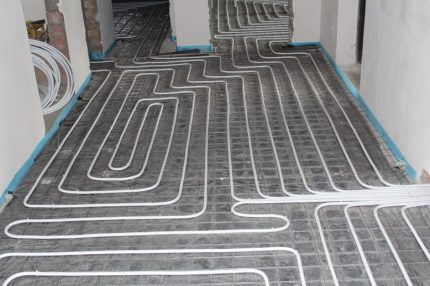 Règles d'installation d'un plancher chauffant à l'eau Pose de tuyaux de plancher d'eau