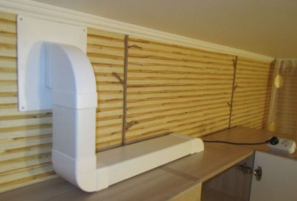 Tubos de ventilação de plástico PVC para instalação de exaustores Montagem de PVC