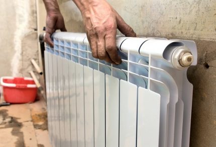 Battery Air Removal Device Radiator replacement