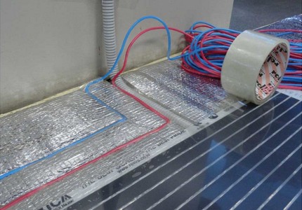 Mga pagtutukoy ng pagkonekta ng isang infrared warm floor Mga kable