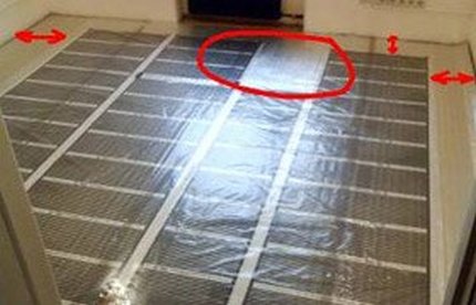 Mga patakaran para sa pagtula ng infrared warm film na sahig Pagkalkula ng sakop na lugar