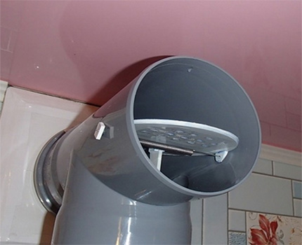 Le schéma optimal pour l'installation d'un clapet anti-retour pour la ventilation Emplacement de la valve pour une ventilation naturelle