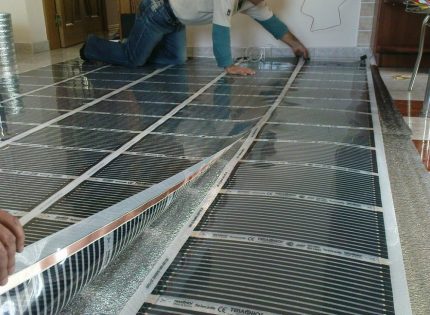 Caratteristiche che pone il pavimento caldo sotto la piastrella Pellicola a raggi infrarossi