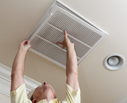 Private house ventilation option Ceiling grilles