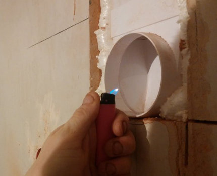 How to check draft in ventilation ducts of a private house Traction check