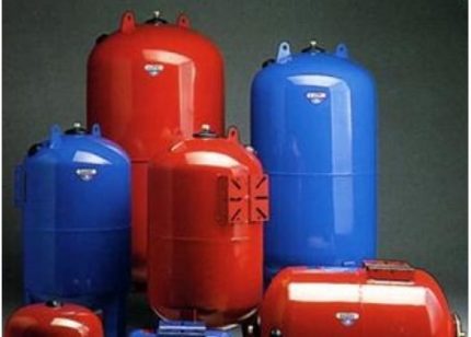 Which accumulator to choose for water supply Hydraulic accumulators for cold and hot water
