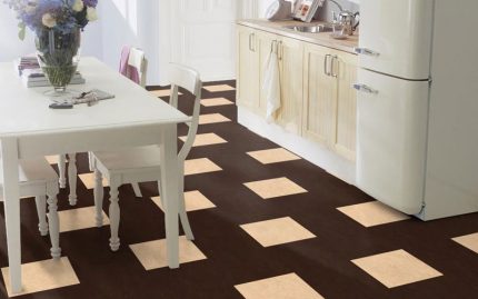 Anong uri ng mainit na sahig na ilalagay sa ilalim ng linoleum Marmoleum - natural linoleum