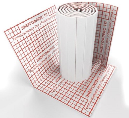 Tapis isolants Energoflex pour chauffage par le sol Tapis Energoflex