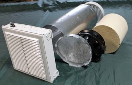 Protótipo da unidade de tratamento de ar Ventilação DIY