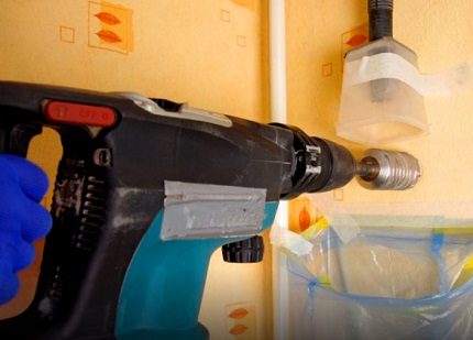 How to prepare a wall for installing a supply ventilation valve Wall preparation