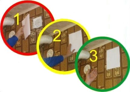 Ventilation check Ventilation check