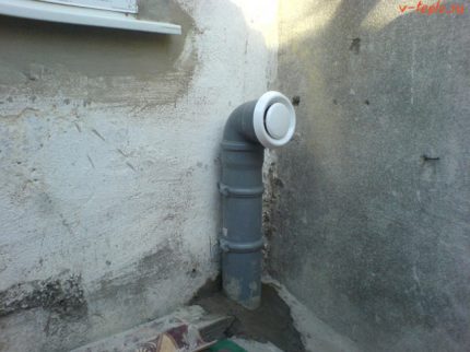 Tubo de ventilação natural para adega Tubo de alimentação