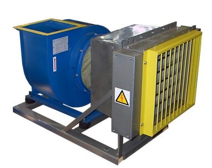 Dispositif de chauffage d'air dans des systèmes de ventilation Unité de chauffage à air
