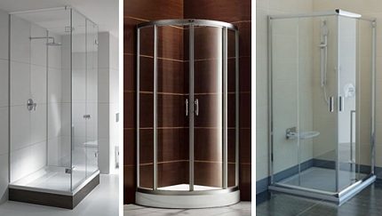 Ang mga enclosure ng shower na may karaniwang mga hugis na tray Ang mga shower enclosure sa karaniwang mga form