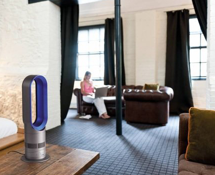 Fanless fan as air conditioning The device copes with the functions